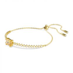 Bracelet femme swarovski tennis matrix métal doré et cristaux 5730699 - bracelets-fantaisie - edora - 1