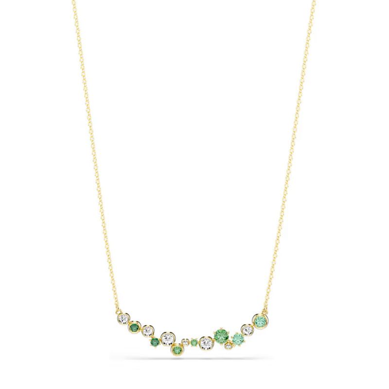 Collier femme swarovski constella métal doré et cristaux 5732247 - colliers-fantaisie - edora