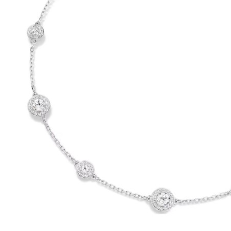 Collier femme swarovski una angelic métal rhodié et cristaux 5732275 – colliers fantaisie