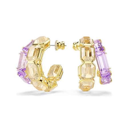 Creoles femme: créoles argent, or 18 carats & créoles or blanc - creoles - edora - 1