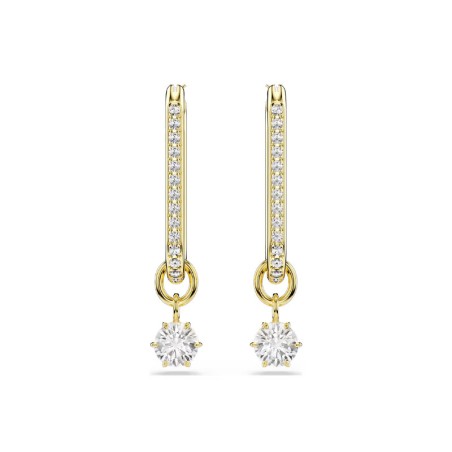 Boucles d'oreilles femme pendantes swarovski constella métal doré et cristaux 5728587 – pendantes