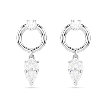 Boucles d'oreilles femme pendantes swarovski mesmera métal rhodié et cristaux 5723177 – pendantes