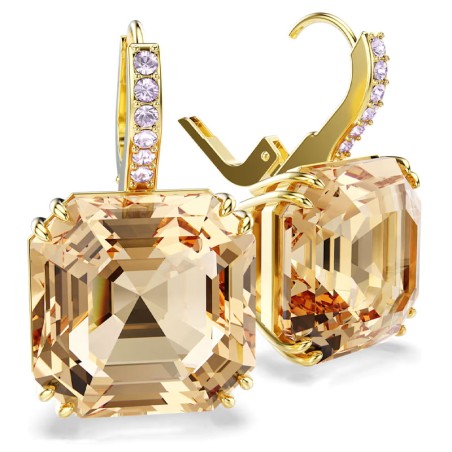 Boucles d'oreilles femme pendantes swarovski métal doré et cristaux 5725744 – pendantes