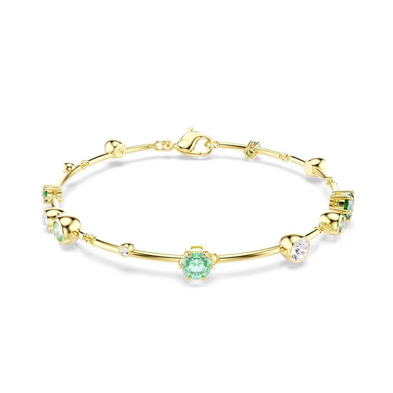 Bracelet femme swarovski constella métal doré et cristaux 5722478 - bracelets-fantaisie - edora