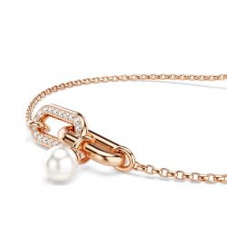 Bracelet femme swarovski constella métal doré rose et cristaux 5728588 - bracelets-fantaisie - edora - 3