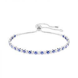 Bracelet femme swarovski matrix métal rhodié et cristaux 5725854 - bracelets-fantaisie - edora - 0