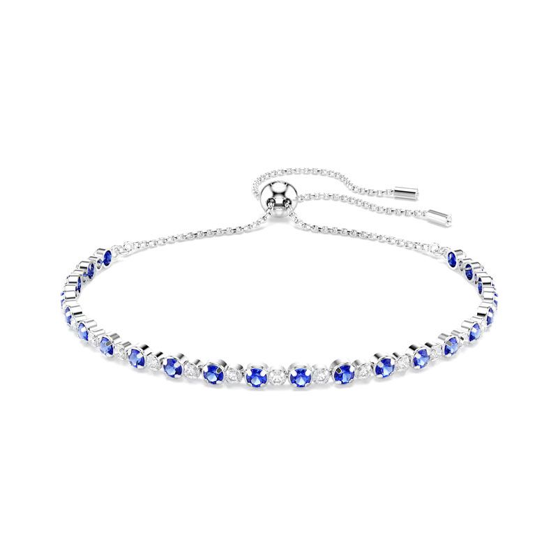 Bracelet femme swarovski matrix métal rhodié et cristaux 5725854 - bracelets-fantaisie - edora