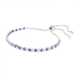 Bracelet femme swarovski matrix métal rhodié et cristaux 5725854 - bracelets-fantaisie - edora - 2