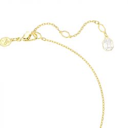 Collier femme swarovski idyllia métal doré et cristaux 5723140 - colliers-fantaisie - edora - 4