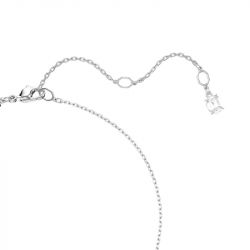 Collier femme swarovski matrix métal rhodié et cristaux 5728553 - colliers-fantaisie - edora - 3