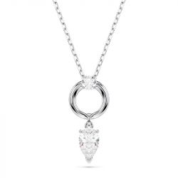 Collier femme swarovski mesmera métal rhodié et cristaux 5723146 - colliers-fantaisie - edora - 2