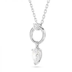 Collier femme swarovski mesmera métal rhodié et cristaux 5723146 - colliers-fantaisie - edora - 3
