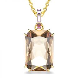 Collier femme swarovski millenia métal doré et cristaux 5725752 - colliers-fantaisie - edora - 2