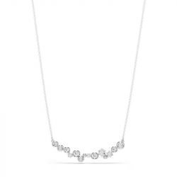 Collier femme swarovski constella métal rhodié et cristaux 5722473 - colliers-fantaisie - edora - 0