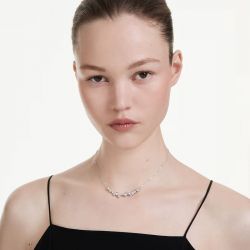 Collier femme swarovski constella métal rhodié et cristaux 5722473 - colliers-fantaisie - edora - 1