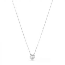 Collier femme swarovski ariana grande métal rhodié et cristaux 5720852 - colliers-fantaisie - edora - 0