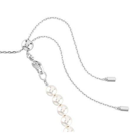 Collier femme ras-de-cou swarovski ariana grande métal rhodié et cristaux 5720861 – colliers fantaisie