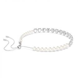 Collier femme ras-de-cou swarovski ariana grande métal rhodié et cristaux 5720861 - colliers-fantaisie - edora - 4