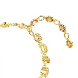 Bracelet femme swarovski gema métal doré et cristaux 5718072 - bracelets-fantaisie - edora - 2