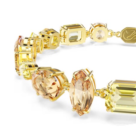 Bracelet femme swarovski gema métal doré et cristaux 5718072 – bracelets fantaisie