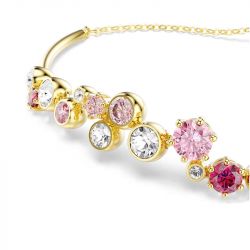 Bracelet femme swarovski constella métal doré et cristaux 5722476 - bracelets-fantaisie - edora - 2