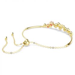 Bracelet femme swarovski constella métal doré et cristaux 5722476 - bracelets-fantaisie - edora - 4