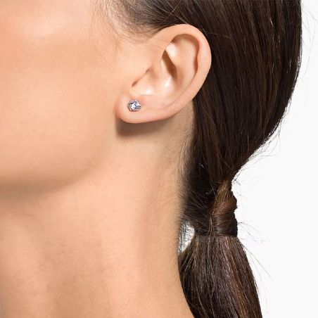 Boucles d’oreilles puce or, argent & clous d’oreille argent, or - puces - edora - 2