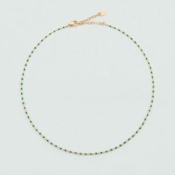 Collier femme ras du cou agatha smarty acier doré 02670200-658-tu - colliers-acier - edora - 0