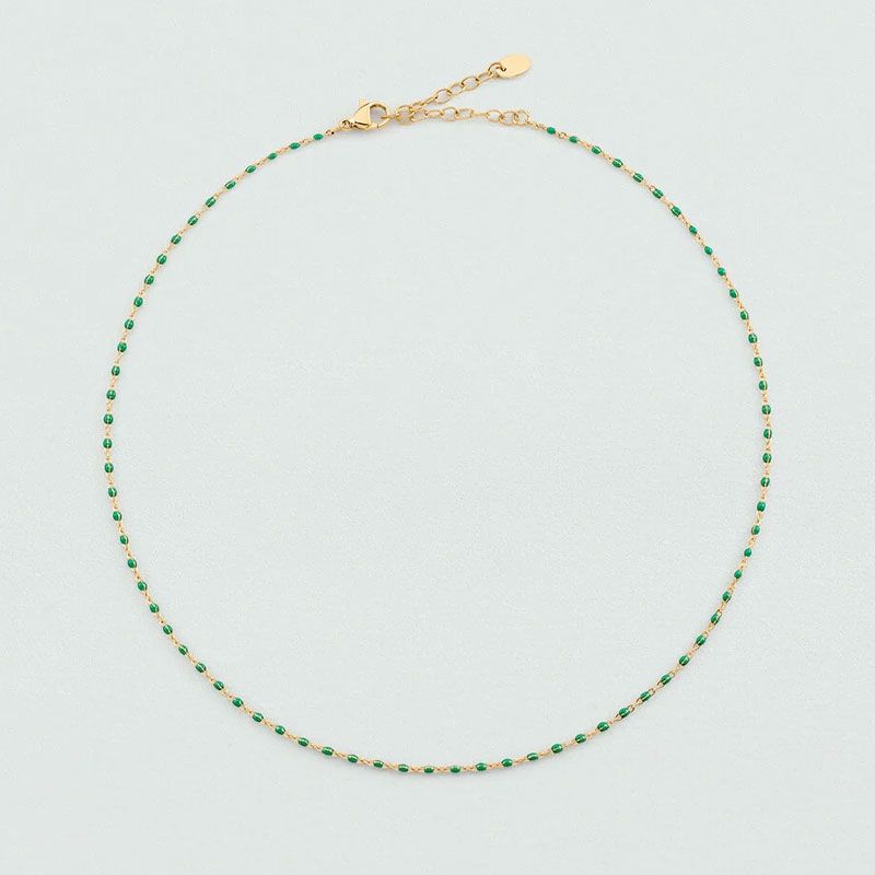 Collier femme ras du cou agatha smarty acier doré 02670200-658-tu - colliers-acier - edora