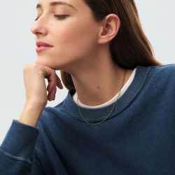 Collier femme ras du cou agatha smarty acier doré 02670200-658-tu - colliers-acier - edora - 3