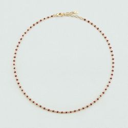 Collier femme ras du cou agatha smarty acier doré 02670200-473-tu - colliers-acier - edora - 0