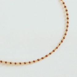 Collier femme ras du cou agatha smarty acier doré 02670200-473-tu - colliers-acier - edora - 2