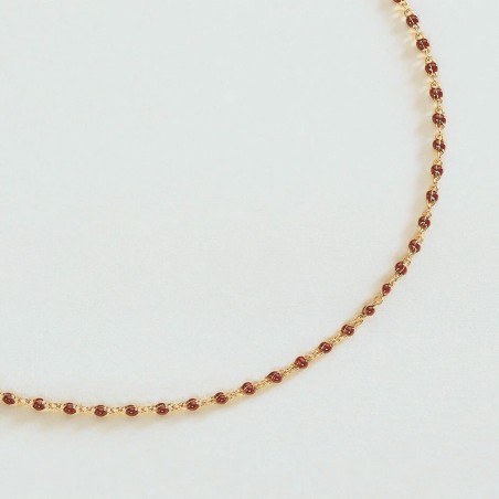 Collier femme ras du cou agatha smarty acier doré 02670200-473-tu – colliers acier