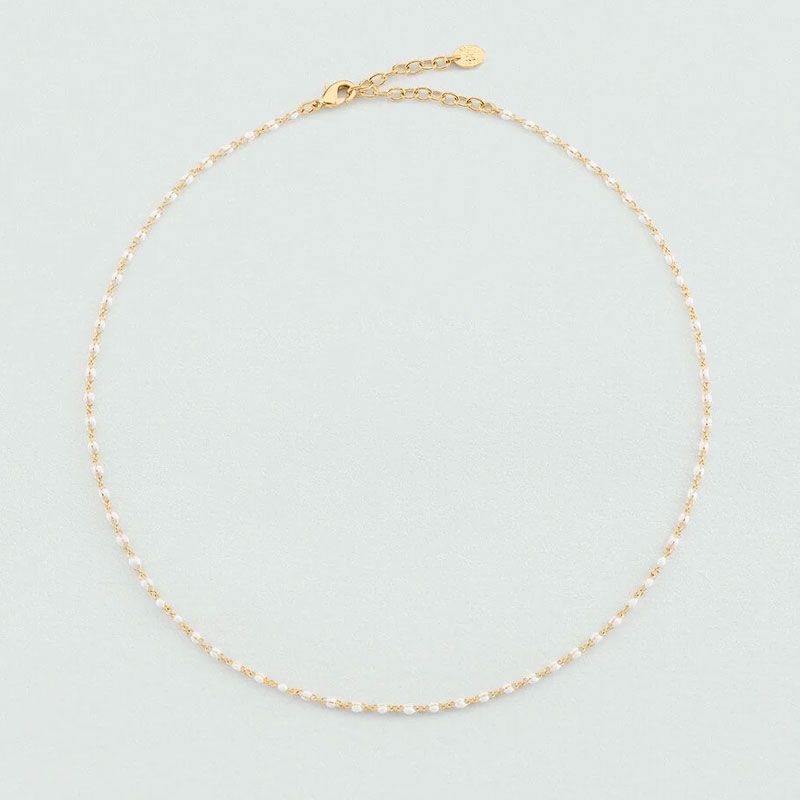 Collier femme ras du cou agatha smarty acier doré 02670200-094-tu - colliers-acier - edora