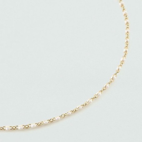 Collier femme ras du cou agatha smarty acier doré 02670200-094-tu – colliers acier