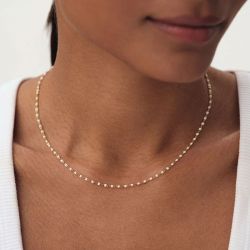 Collier femme ras du cou agatha smarty acier doré 02670200-094-tu - colliers-acier - edora - 3