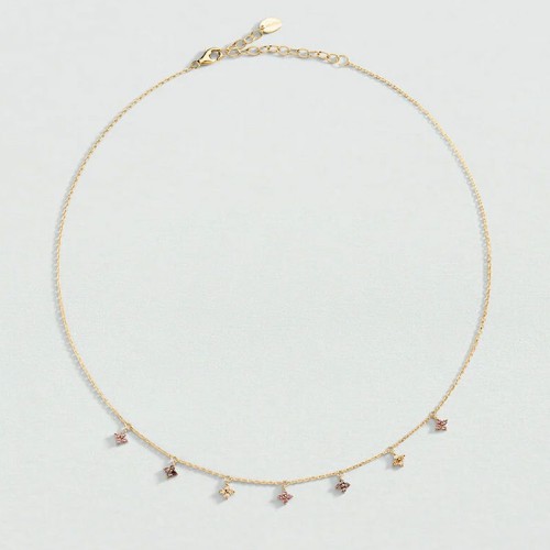 collier femme ras du cou AGATHA beloved argent doré 02690232-315-TU