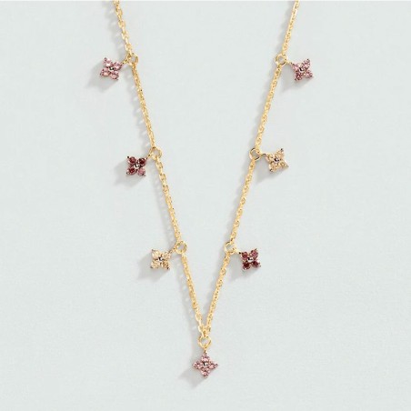 Collier femme ras du cou agatha beloved argent doré 02690232-315-tu – colliers argent