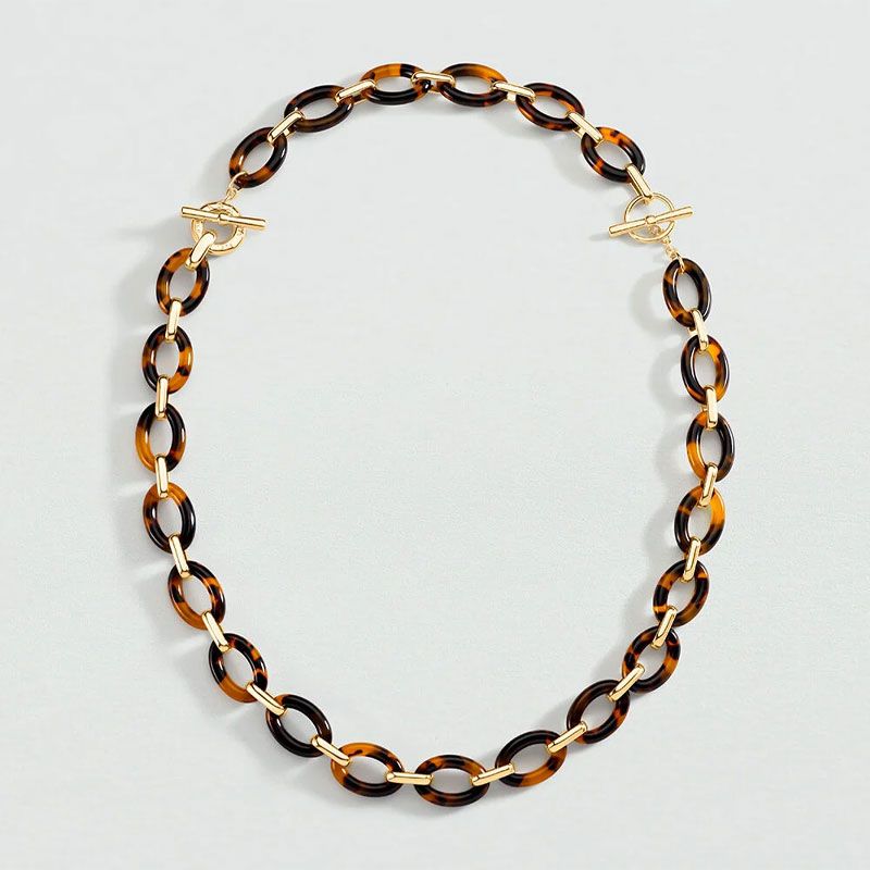 Collier femme mi long agatha aria laiton doré 02680447-173-tu - colliers-laiton - edora