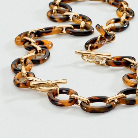 Collier femme mi long agatha aria laiton doré 02680447-173-tu – colliers laiton