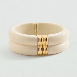 Bracelet femme manchette agatha palais royal laiton doré 02470350-730-tu - bracelets-laiton - edora - 0