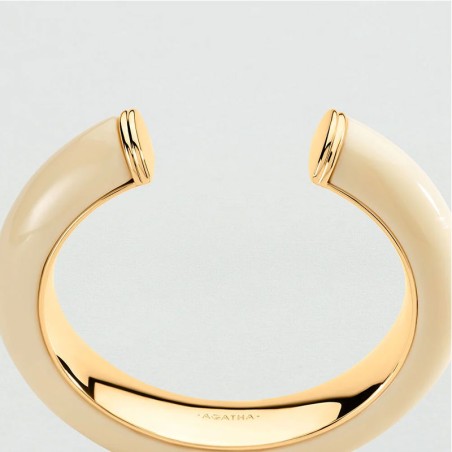 Bracelet femme jonc agatha palais royal laiton doré 02480361-730-tu – bracelets laiton