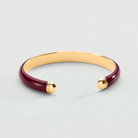 Bracelet femme jonc agatha leo acier doré 02470507-473-tu – bracelets acier