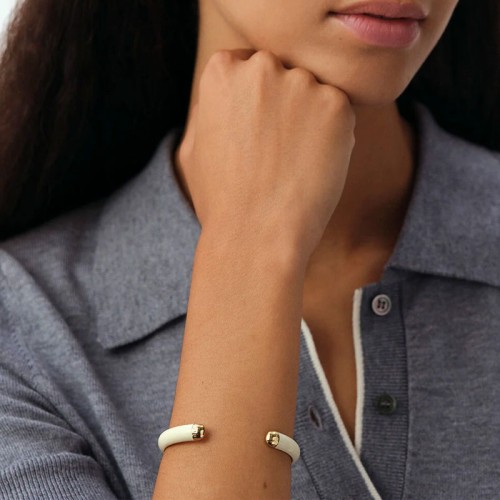 Bracelet femme jonc AGATHA Leo acier doré 02470507-094-TU