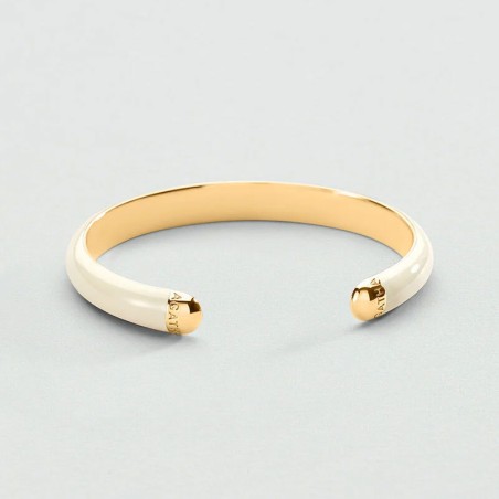 Bracelet femme jonc agatha leo acier doré 02470507-094-tu – bracelets acier