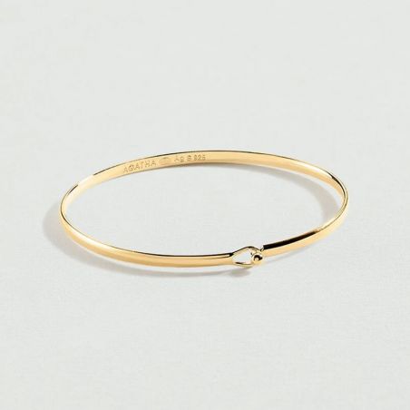 Bracelet jonc femme: jonc en or, jonc argent & or rose femme - bracelet-argent-femme - edora - 1