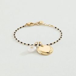 Bracelet femme agatha smarty acier doré 02470155-270-tu - bracelets-acier - edora - 2