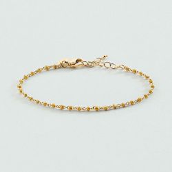 Bracelet femme agatha smarty acier doré 02470155-145-tu - bracelets-acier - edora - 0
