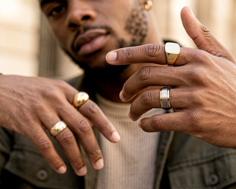 Bagues homme: chevaliere or, argent, bague de fiancaille homme