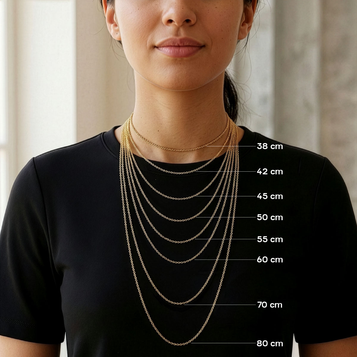 Choisir la longueur d'un collier